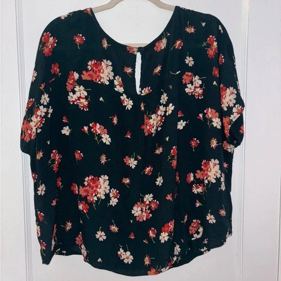 Madewell Rhyme Top in Spruce Blooms - Picture 3 of 8